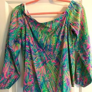 Lilly Pulitzer off shoulder top